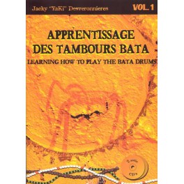 Apprentissage des tambours Bata +2CD - Volume 1 Apprentissage des tambours Bata +2CD - Volume 1