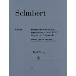 Sonate für Klavier und Arpeggione a-moll D 821 (op. post.) (Fassung für Violoncello) Sonate für Klavier und Arpeggione a-moll D 821 (op. post.) (Fassung für Violoncello)