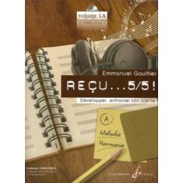 Reçu...5/5 vol.1 A + CD Reçu...5/5 vol.1 A + CD
