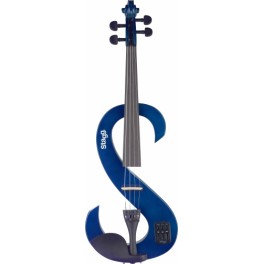 Violon électrique 4/4 Transparent Blue Violon électrique 4/4 Transparent Blue