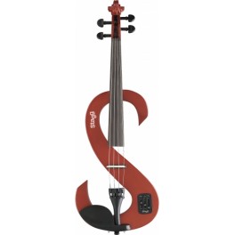 Violon électrique 4/4 Transparent Red Violon électrique 4/4 Transparent Red