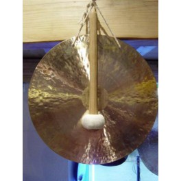 Gong feuille 60 cm avec batte Gong feuille 60 cm avec batte