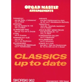Organ Master Arrangements Organ Master Arrangements