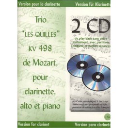 Mozart + 2 CD - Trio " Les Quilles" Mozart + 2 CD - Trio " Les Quilles"