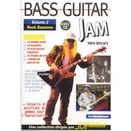 Bass guitar jam + CD - Volume 2 Rock sessions Bass guitar jam + CD - Volume 2 Rock sessions
