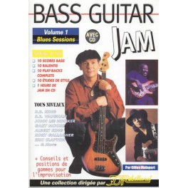Bass guitar jam + CD - Volume 1 Blues session Bass guitar jam + CD - Volume 1 Blues session
